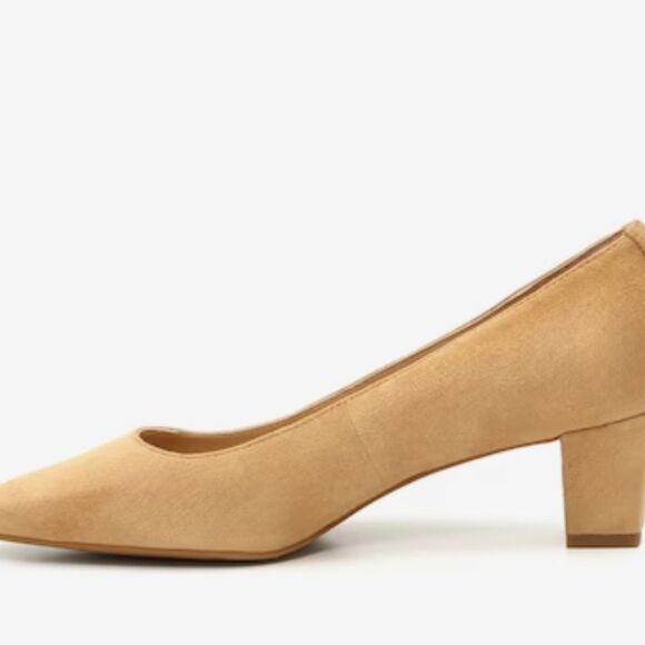 Lauren Ralph Lauren Whitney Brown Suede Leather Pump SZ US 11B NWOT Comfort Glam - Picture 11 of 12